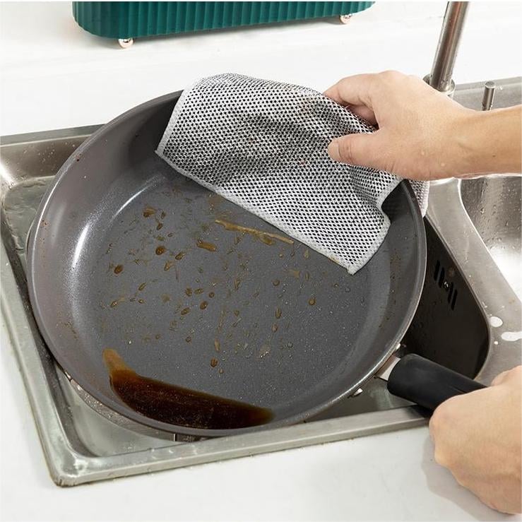 (š„Last Day Promotion - 50% off)Multipurpose Wire Dishwashing Rags for Wet and Dry