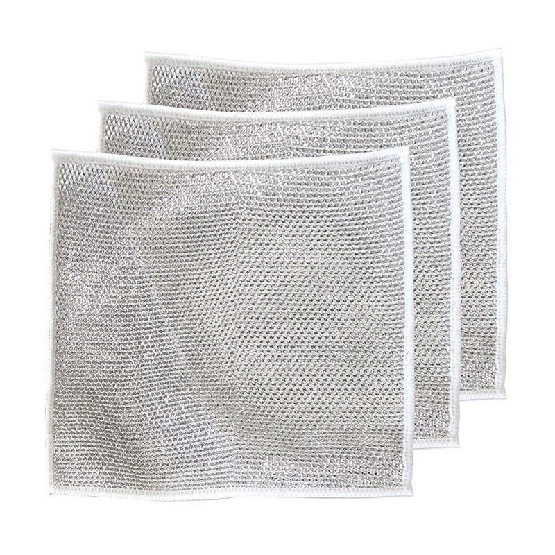 (š„Last Day Promotion - 50% off)Multipurpose Wire Dishwashing Rags for Wet and Dry