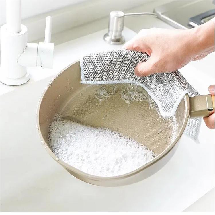 (š„Last Day Promotion - 50% off)Multipurpose Wire Dishwashing Rags for Wet and Dry